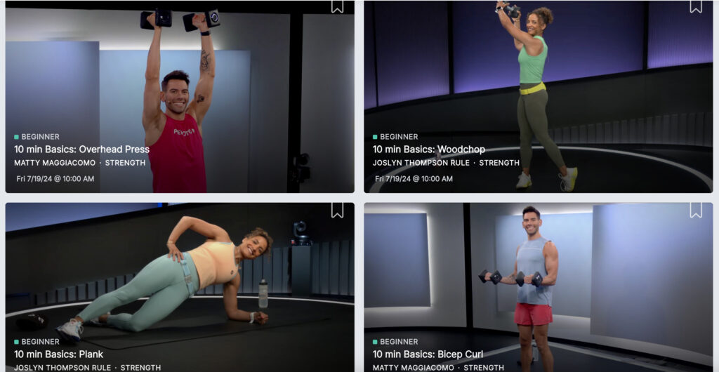 Peloton's Strength Basics Collection